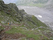 Alcuni scatti dedicati al ritorno verso il ghiacciaio del Belvedere ....